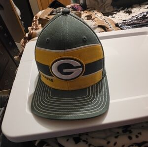 NFL Green & Gold Interior Snapback Hat
